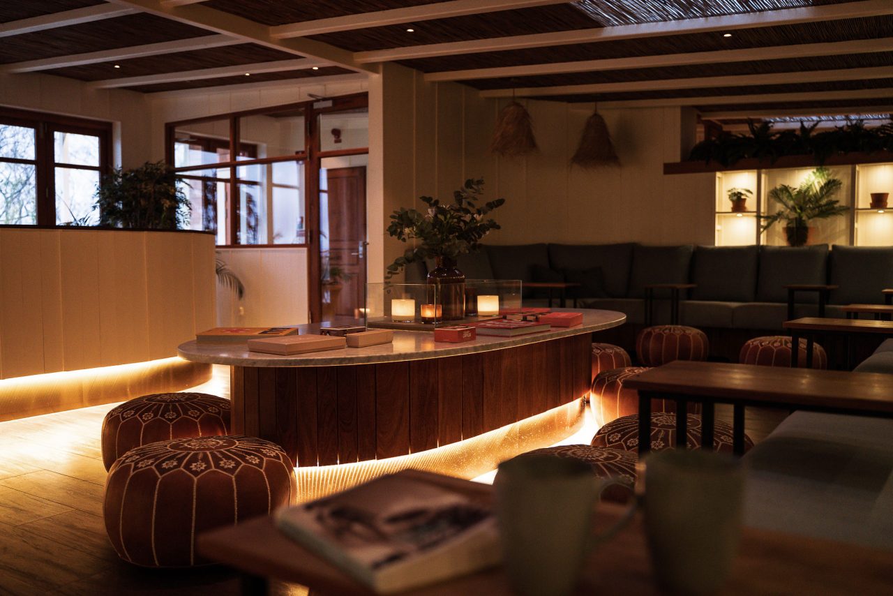 Loungen på Honulele Spa